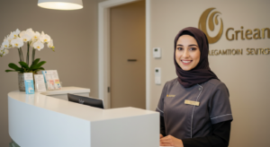 موظفة استقبال 