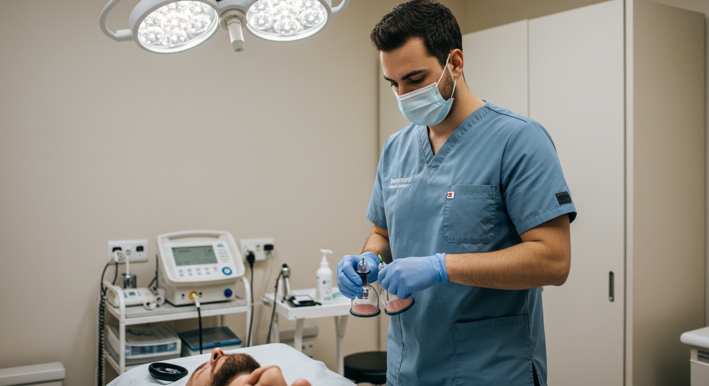 أكتشف المعالج المؤهل للحجامه